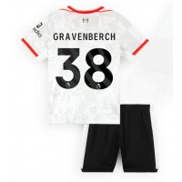 Liverpool Ryan Gravenberch #38 Kolmas Peliasu Lasten 2024-25 Lyhythihainen (+ Lyhyet housut)